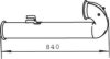 DINEX 21753 Exhaust Pipe